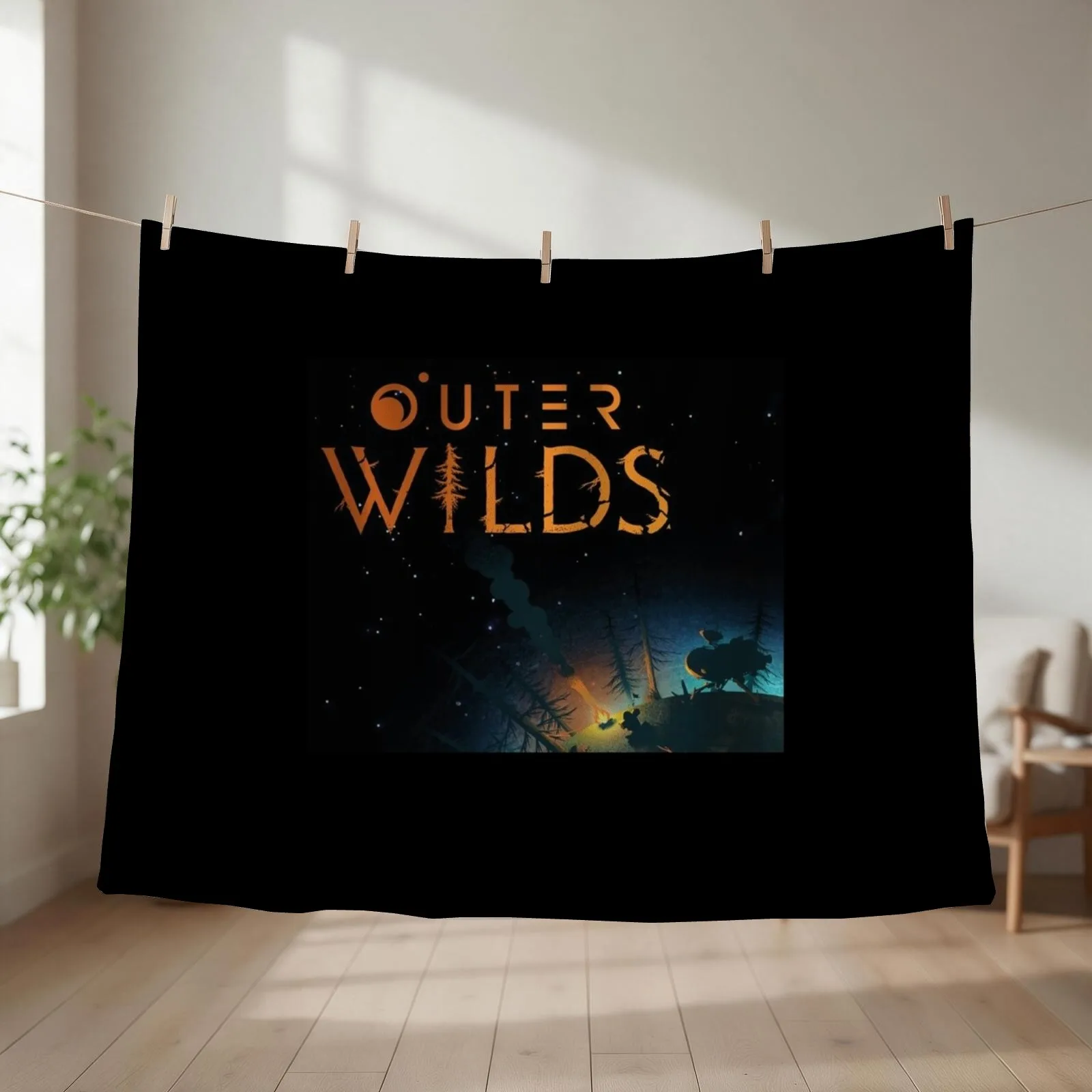 Outer Wilds Outer Throw Blanket christmas gifts Cute Plaid Shaggy Beach Blankets