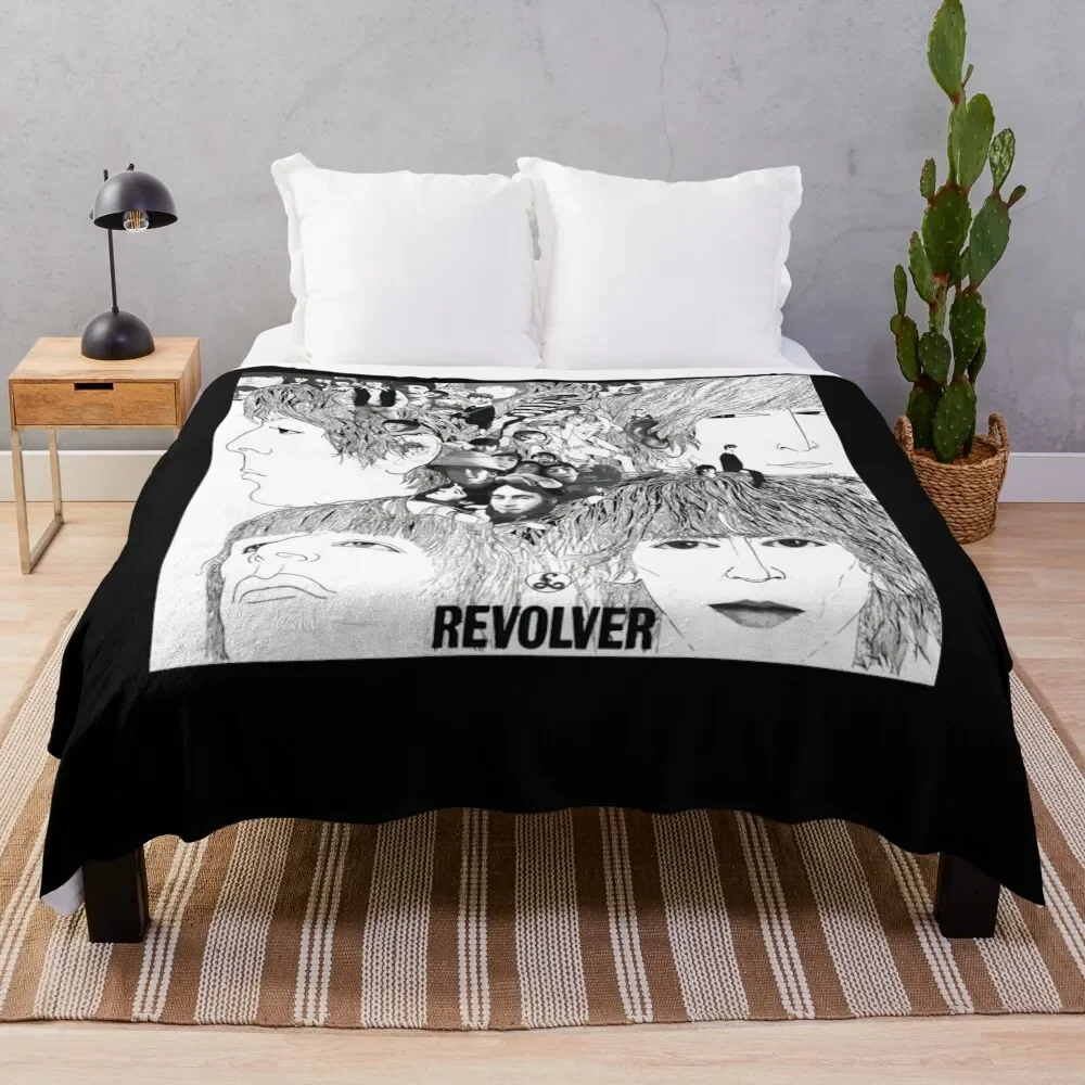 Revolver Album Cover Classic Throw Blanket Comforter for winter Soft Beautifuls Blankets