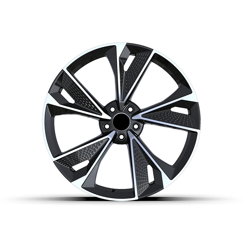 

Black Machined Face Gloss Black Front Rear Car Wheels Aluminum Alloy Rim For Audi