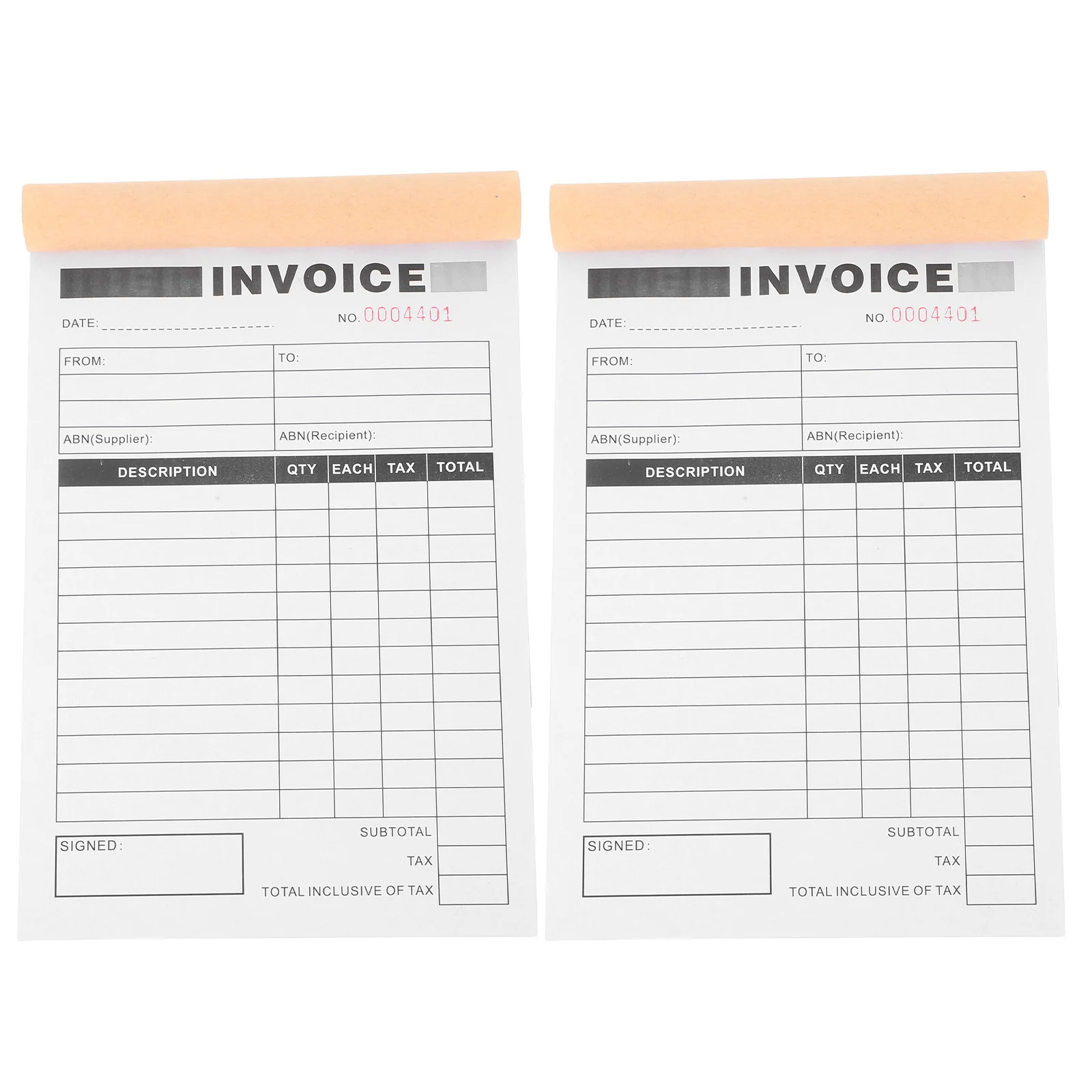 2 Pcs Sanlian Delivery Order Invoices for Orders Book Small Business Books Note Paper Cash Forms Work Receipt