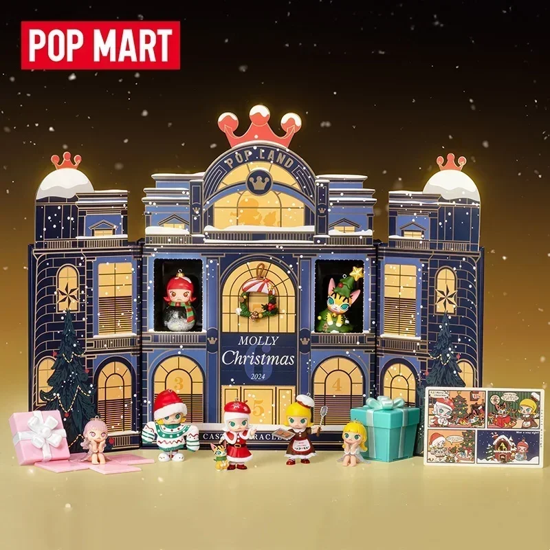 

POP MART MOLLY Castle Miracle Box Series слепая тайна кукла фигурка милый аниме настольный орнамент подарок