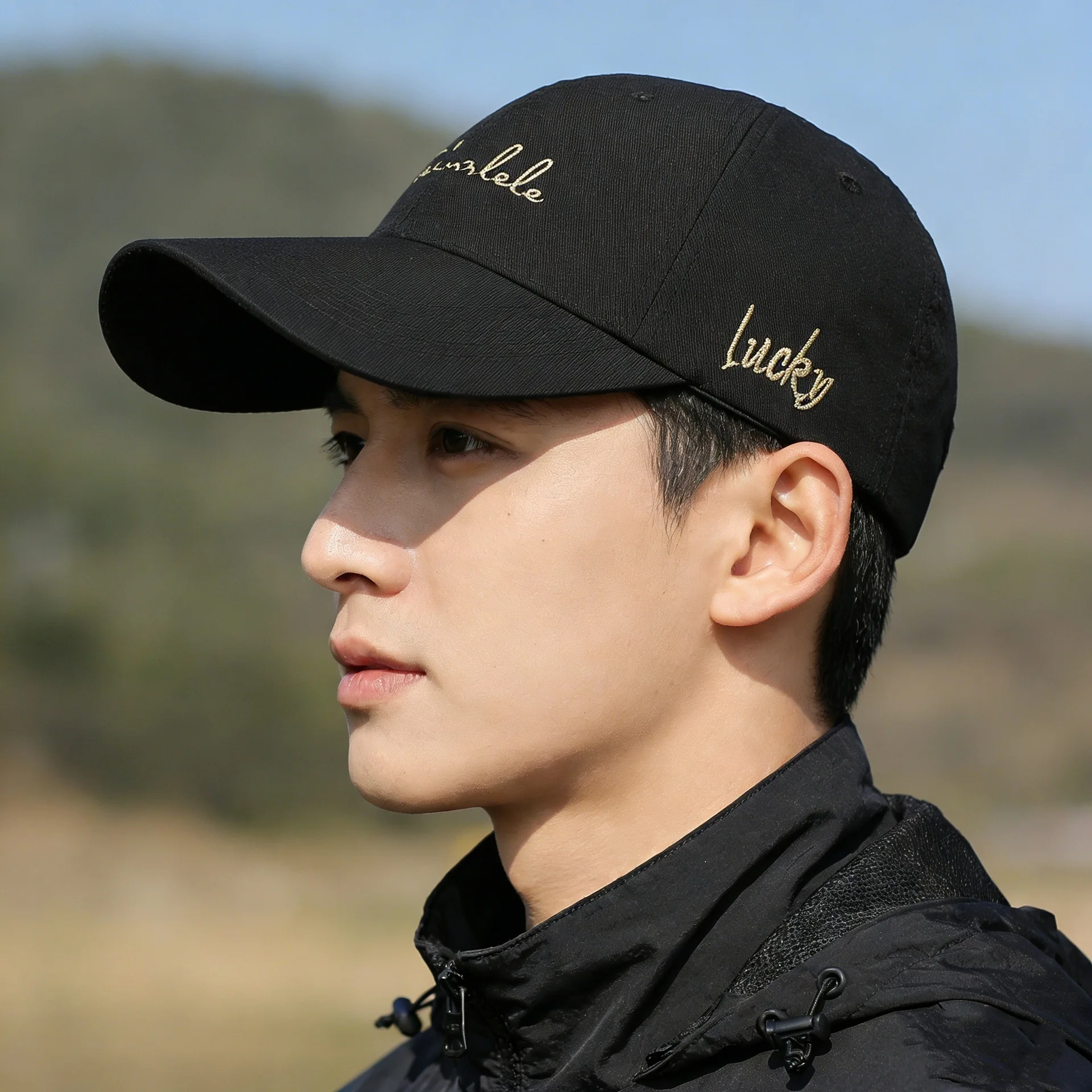 New Four-Season Hard-Top Washed Cotton Baseball Cap, Korean Style Trendy Duckbill Hat, Outdoor Fashion Casual Sun Hat