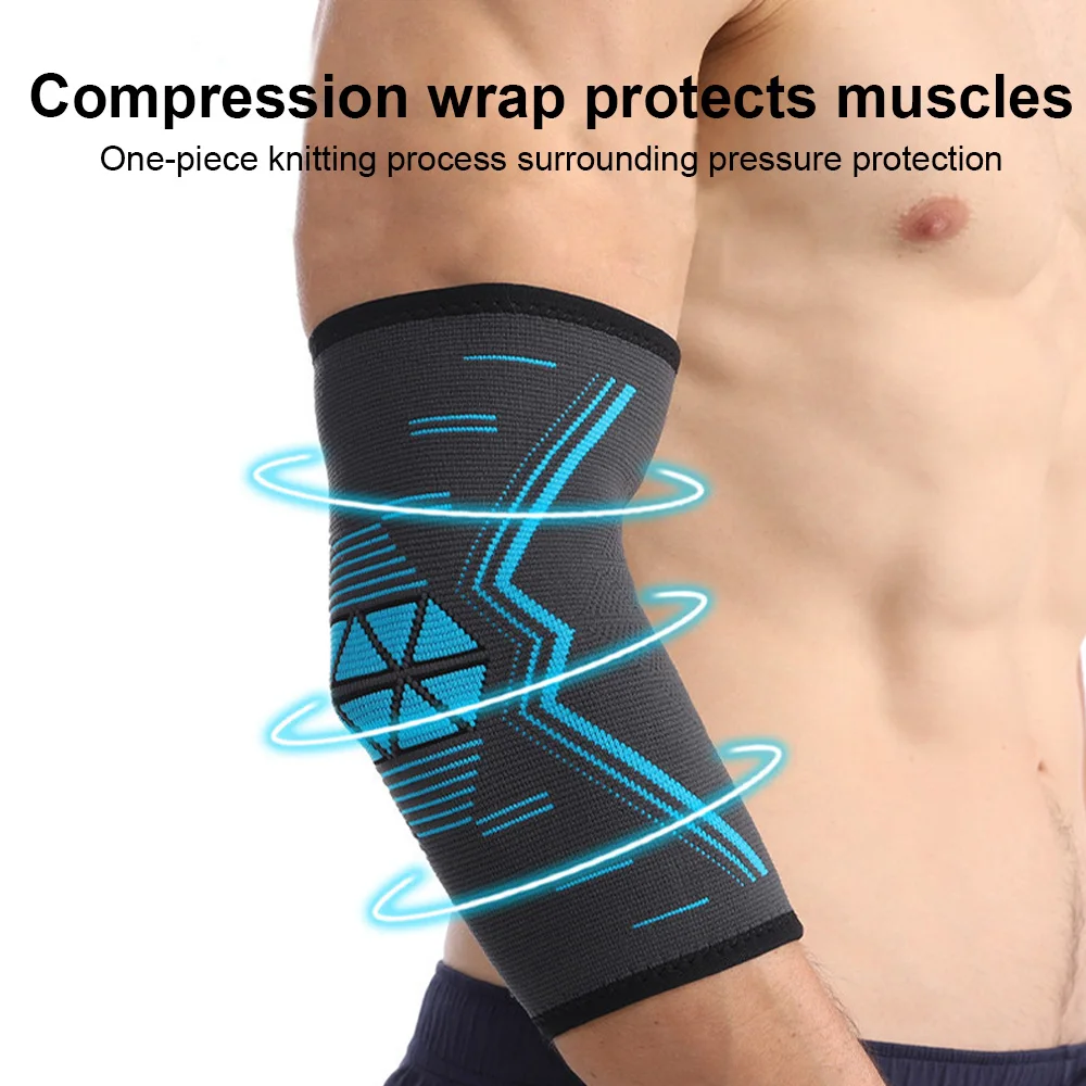 1PC Pack Elbow Brace for Tendonitis Tennis Elbow Compression Support Sleeve Elbow Pain Relief Arthritis Workout Weightlifting