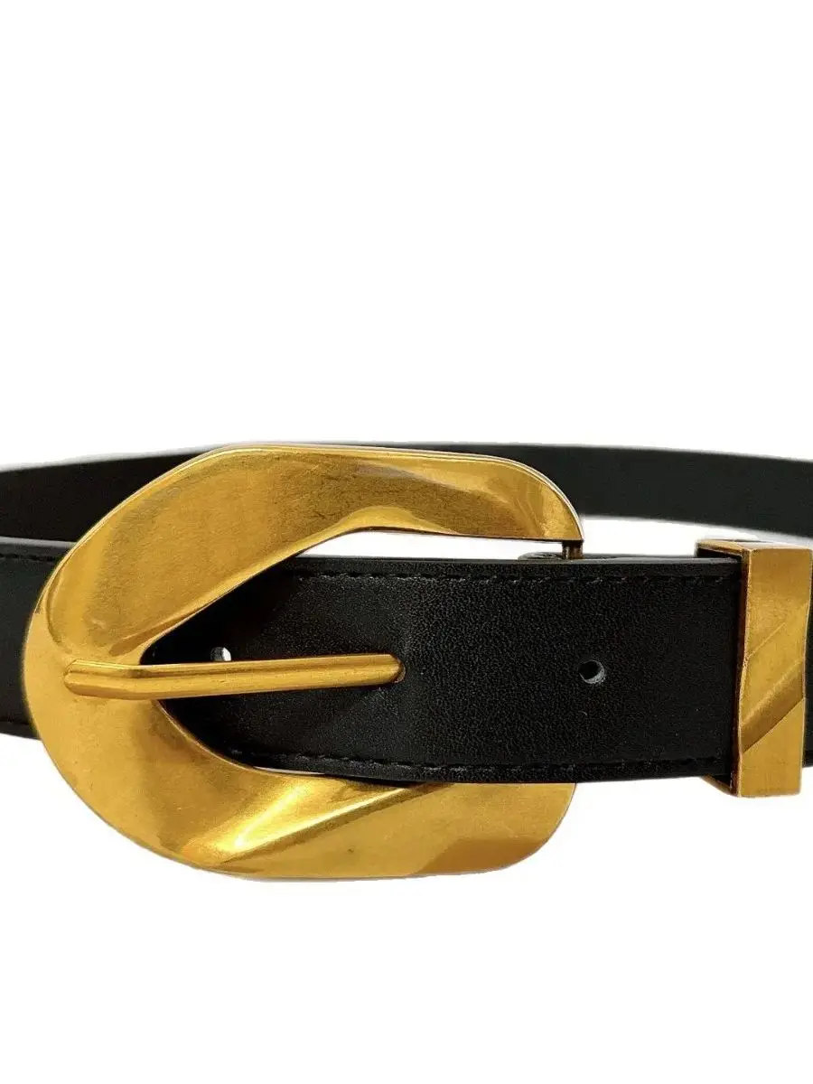 Дизайнерские ремни для женщин, высокое качество, роскошный Y2K, женский пояс, черный кожаный пояс, джинсы для девочек, пояс-корсет в стиле панк, готический