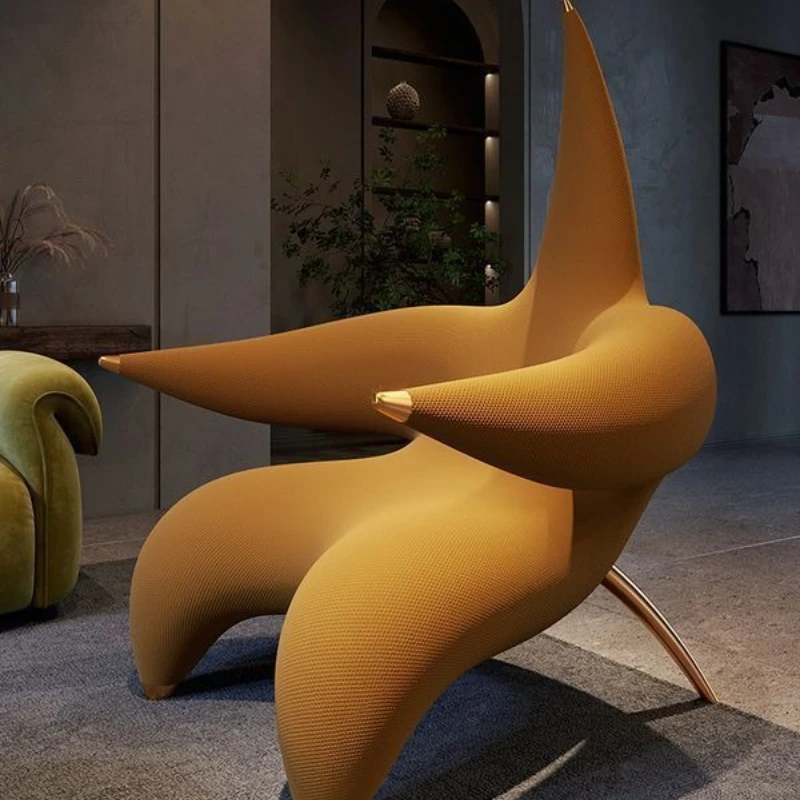 

minimalist single sofa chair Lazy Internet celebrity starfish light luxury ins designer home special-shaped leisure chair