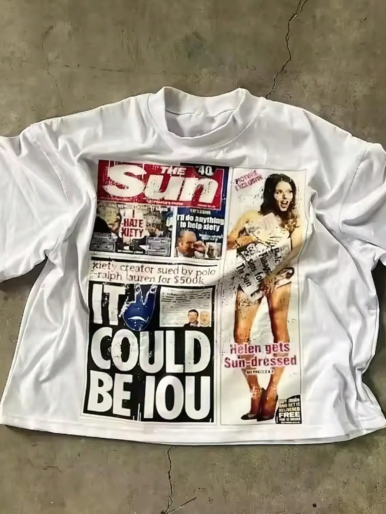 

Мужская белая футболка с графическим принтом, оверсайз, в стиле кэжуал, хлопковая, с коротким рукавом