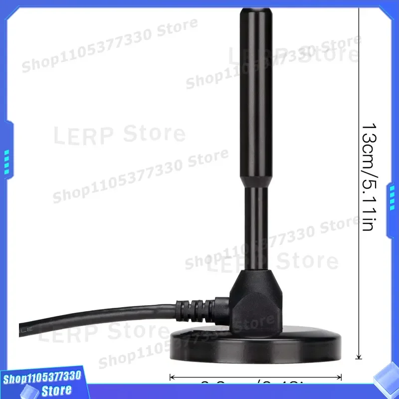 Portable Indoor Digital TV Antenna High Definition Free Channels DVB T2 USB Tuner Receiver Signal Booster for Home Television