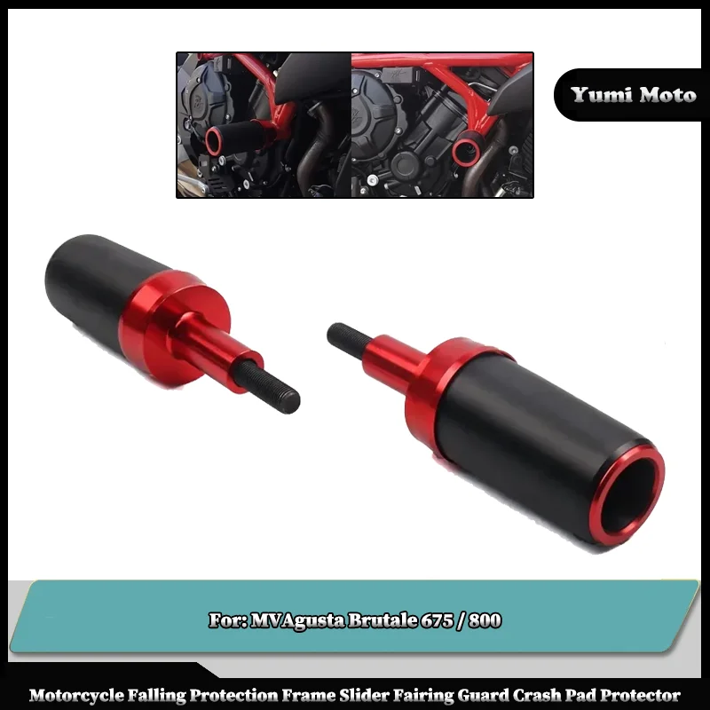 

For MV Agusta Brutale 675 800 Brutale675 Motorcycle CNC Falling Protection Frame Slider Fairing Guard Crash Pad Protector