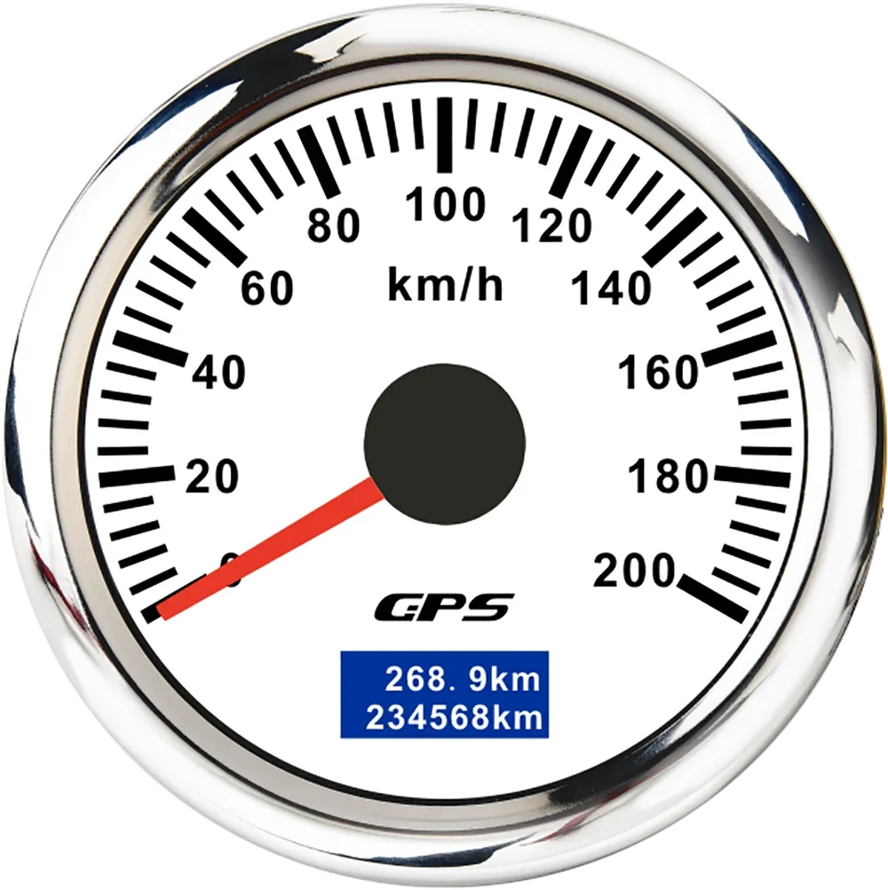 30/60/80/120/200 Km/h GPS Snelheidsmeter 52 MM Auto Vrachtwagen Snelheidsmeter meter Met GPS Antenne Met 7 Kleur Backlight 9-32 V