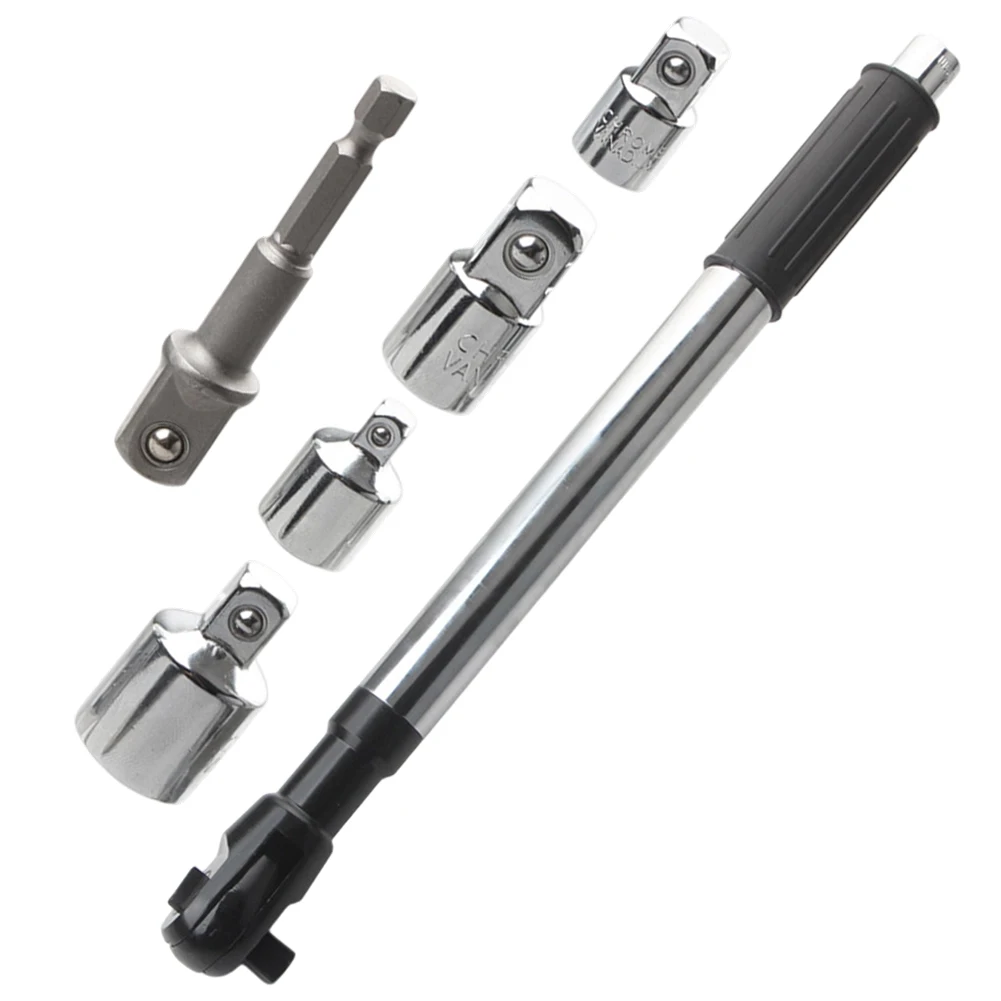 for sliver Extension Wrench Adapter Quick Reversal Switch Precise Maneuverability Small-space Design For Car Repairs