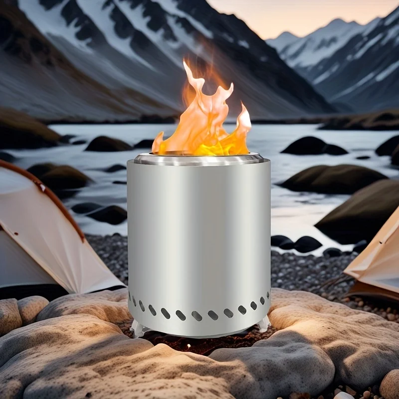 Smokeless Tabletop Fire Pit Indoor Outdoor Table Top Firepit Mini Fire Pit Wood Burning Or Pellet Fueled Portable Bonfire