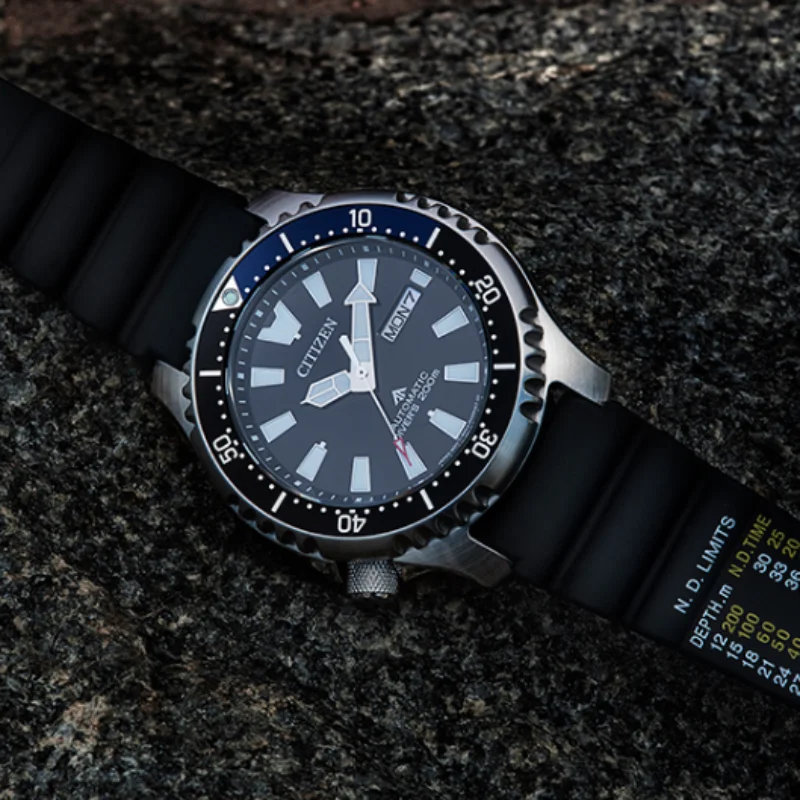 CITIZEN Original Men Japanese Watch Automatic Mechanical watches 20Bar Waterproof Diving Luminous Business Leisure Watches