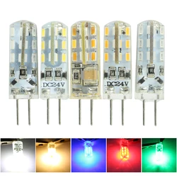 Bombilla Mini G4 Led Corn Blub RGB 1.5W 12V 24V 110V 220V Silicone Candle Spotlight 12 24 Volt Energy Saving Lamp Home Light