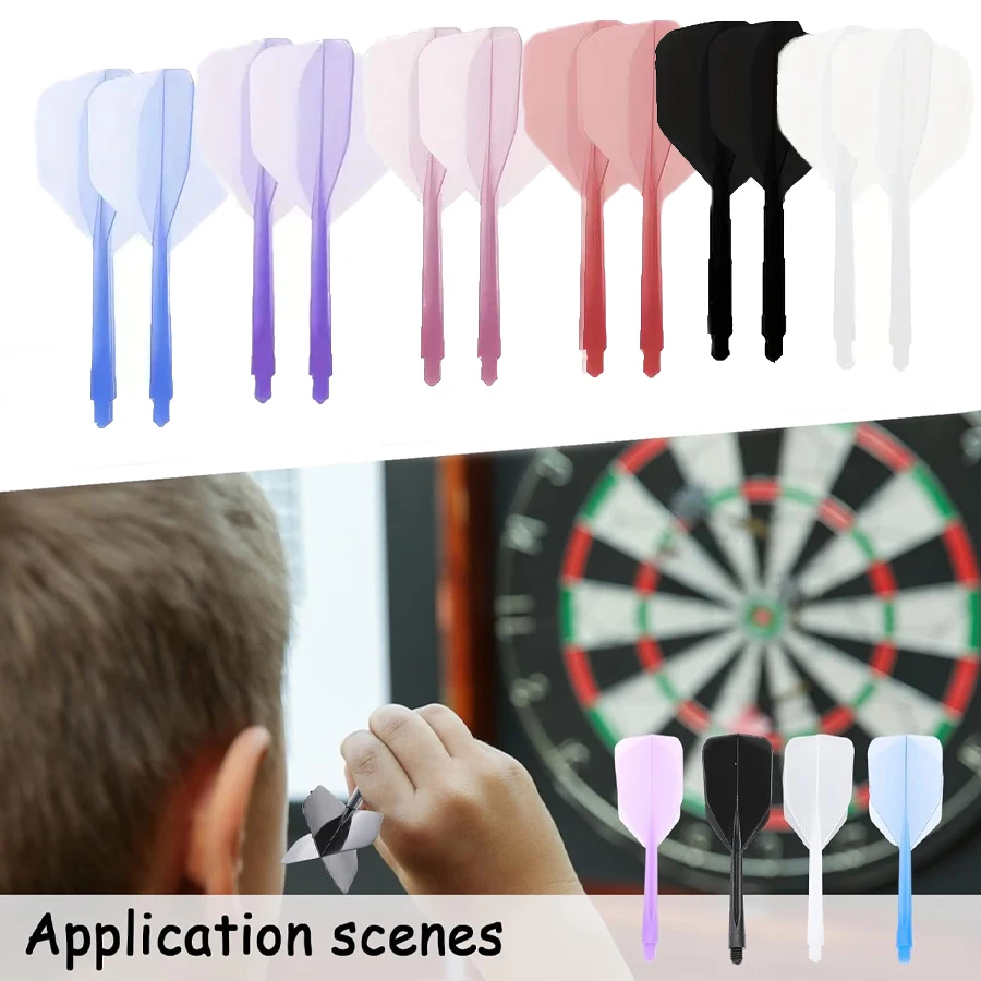 

12Pcs Integrated High Transparency Dart Tail Wings,High Hardness to Mix and Match - Resistant to Deformation - Enhances Accuracy
