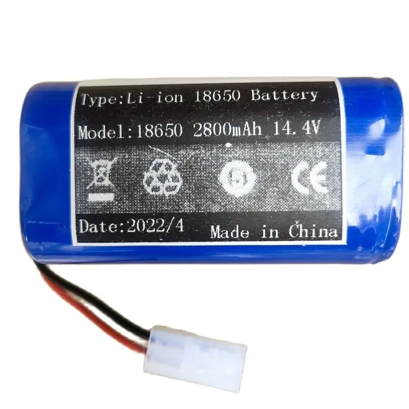 2800mAh Li-ion Battery Pack H18650CH-4S1P For XIAOMI MIJIA Mi Robot Vacuum-Mop Essential G1 MJSTG1, SKV4136GL