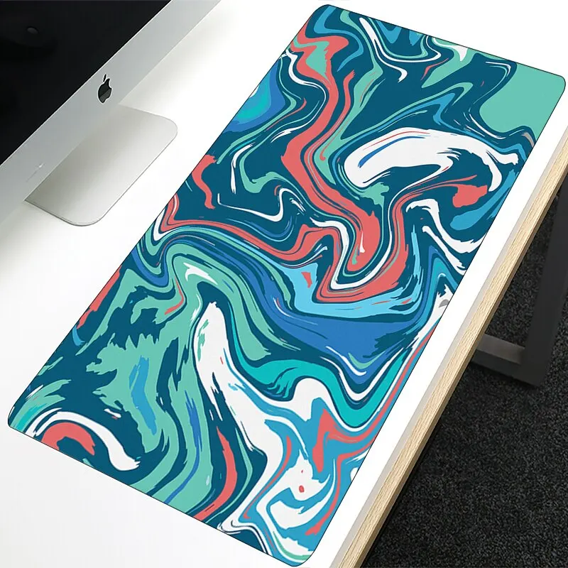 Xxl Strata Vloeibare 900X400 Muismat Computer Laptop Anime Toetsenbord Muis Mat Grote Muismat Mousepad Gamers Decoracion Bureaumat