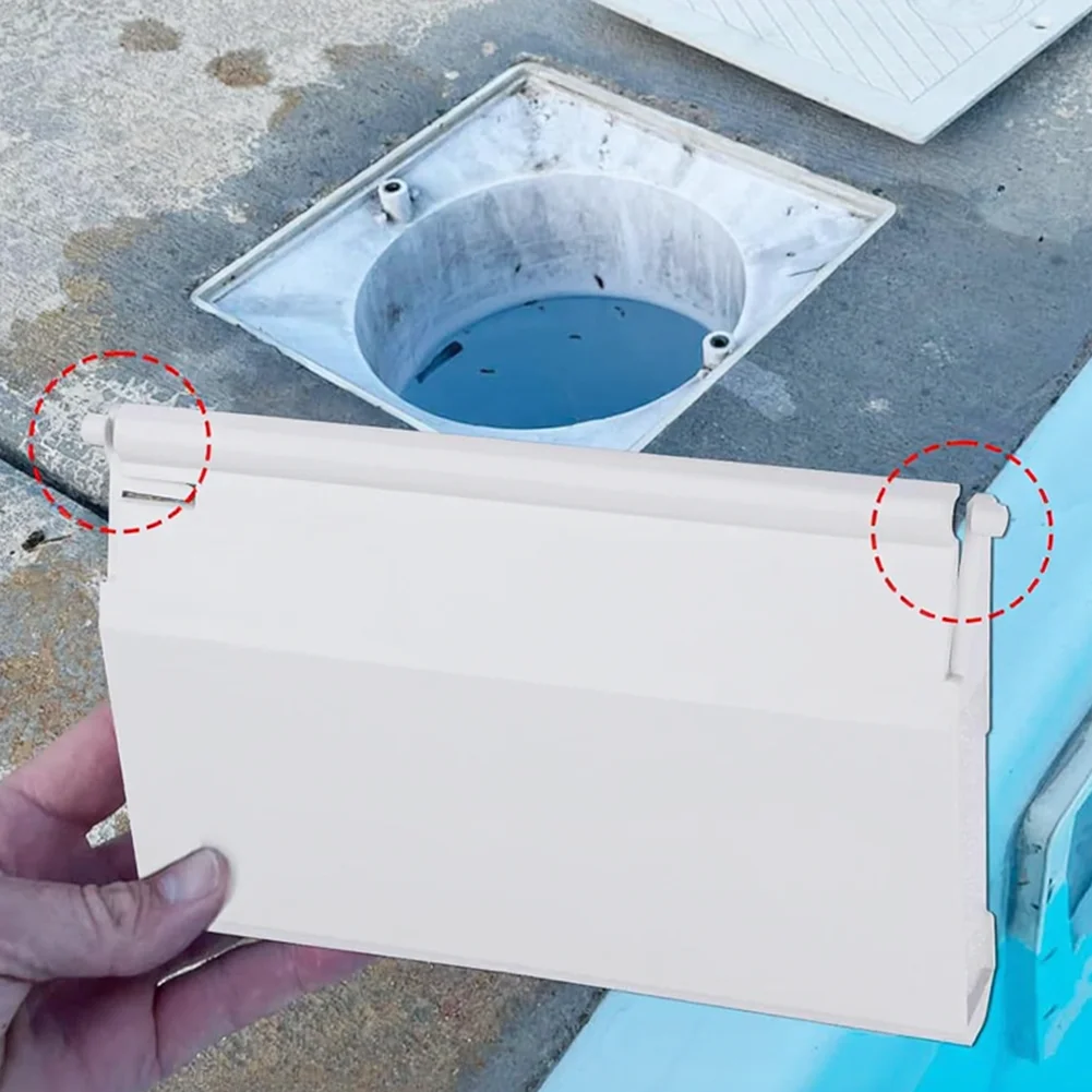 Efficient Debris Trap For Pool Skimmer Lid Debris Trap Plate White Pool Skimmer Baffle Wear Resistant Material