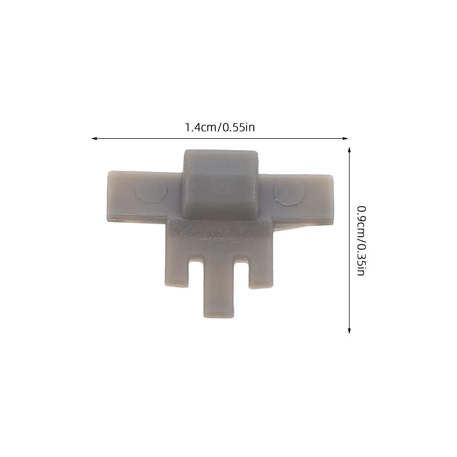 50Pcs American Style Cabinet Hinge Restrictor Clip Plastic Angle Limiter Door Opening Stopper Soft Close Cabinet Hinge