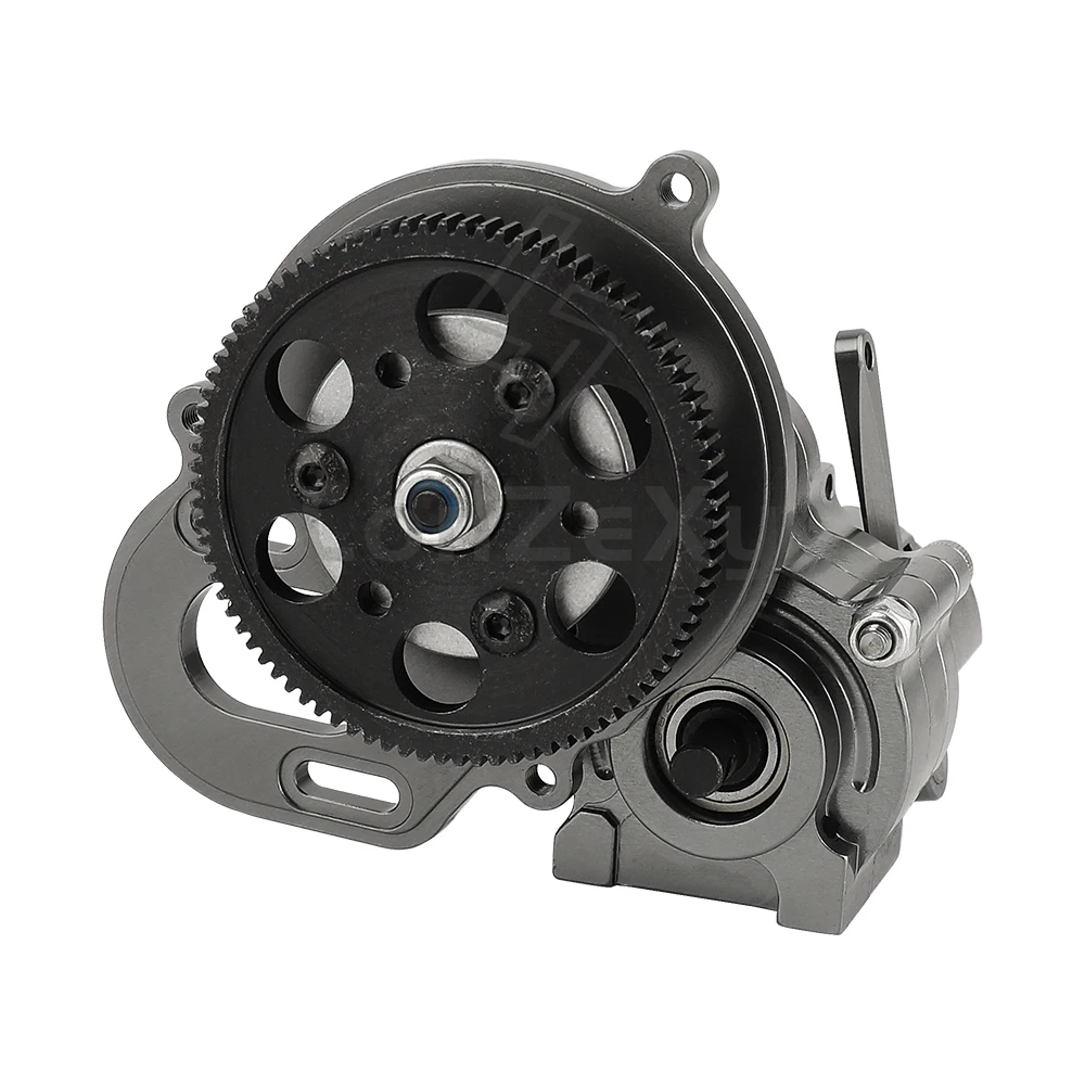 Metal Transmission Cutoff Gearbox with Gears Set for Axial SCX10 AX10 Wraith 1/10 RC Crawler Car Truck Upgrade Parts