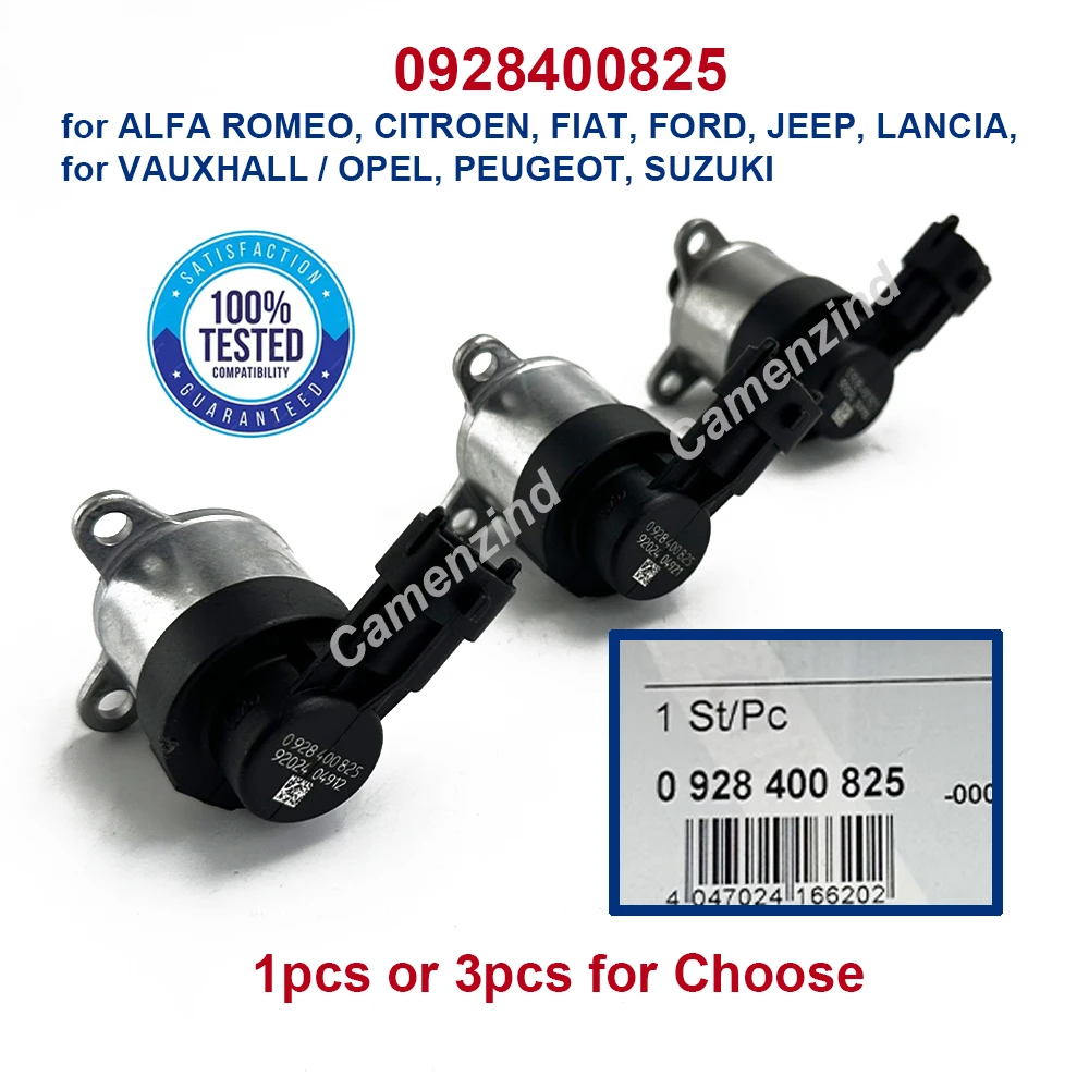 

1/3PCS 0928400825 0928400680 Fuel Pressure Regulator Control Valve For ALFA ROMEO CITROEN PEUGEOT FIAT LANCIA 1.3 1.6 2.0 JTDM