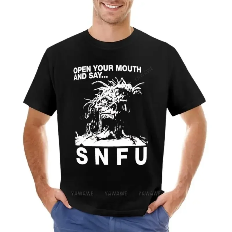 SNFU Open Your Mouth T-Shirt plus size t shirts sweat shirts mens graphic t-shirts big and tall