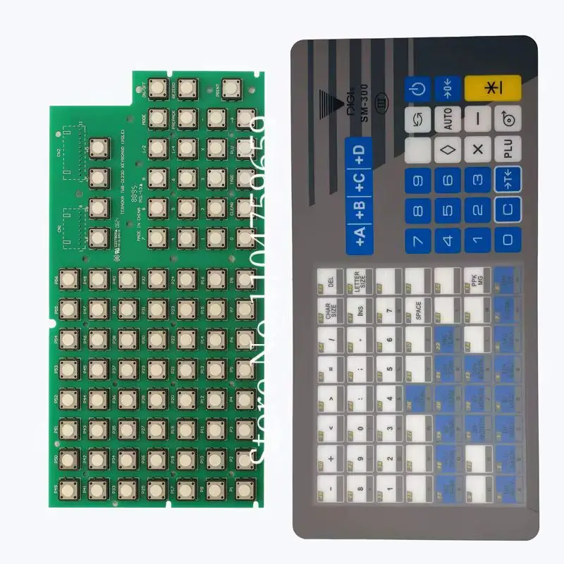 Brand New Original SM300 Keyboard Film and Keyboard for DIGI SM300 SM-300P Panel 56 Keys Key Sheet English Version