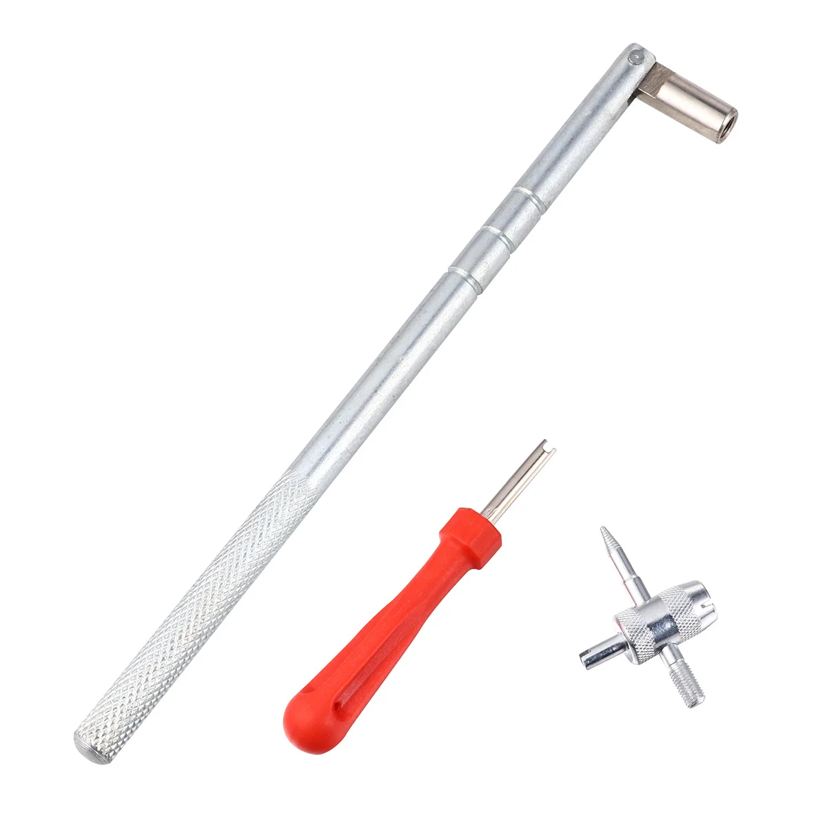

3pcs Tire Core Wrench Set Valve Stem Repair Tool Air Conditioning Nozzle Removal Adjustable Wrench For Cars Trucks Bikes