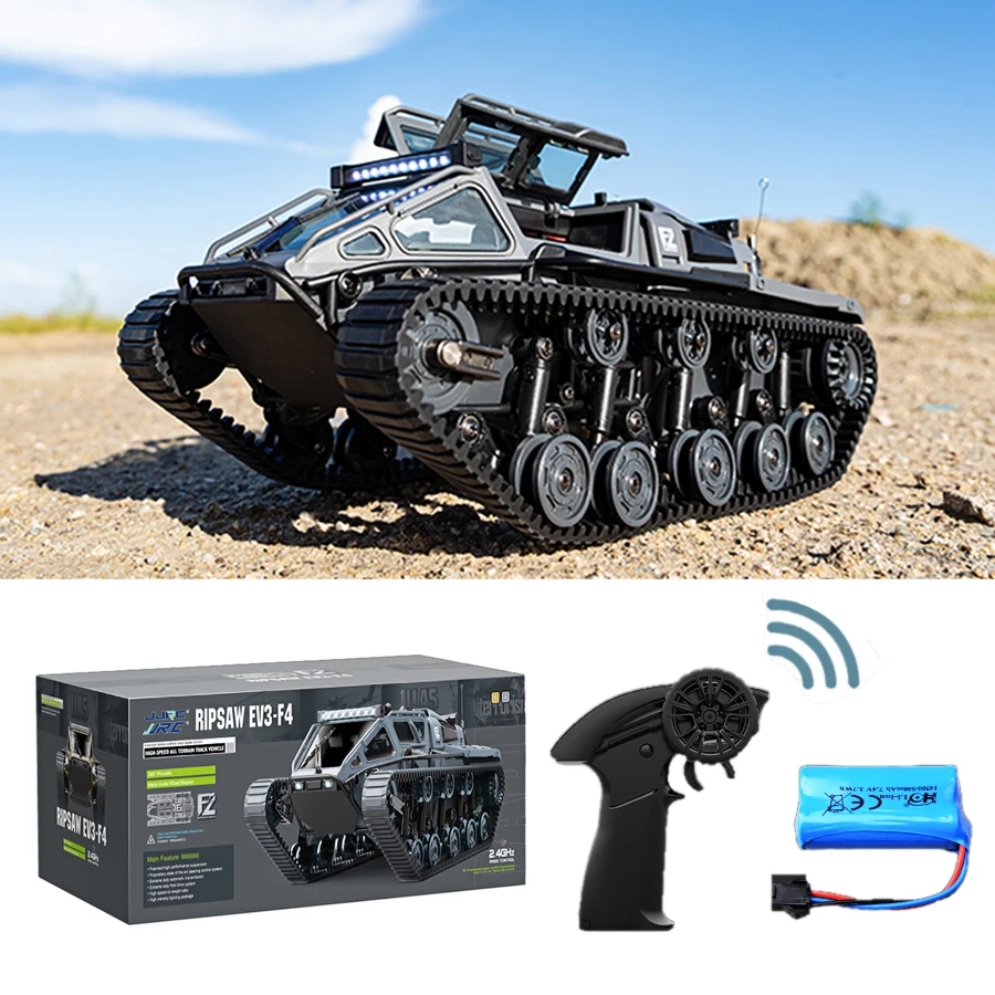 New Rc Tanks Model RC Car 2.4G Rock Crawler Remote Control Car Full-scale Armored Vehicle Military War Battle Toys for Boys