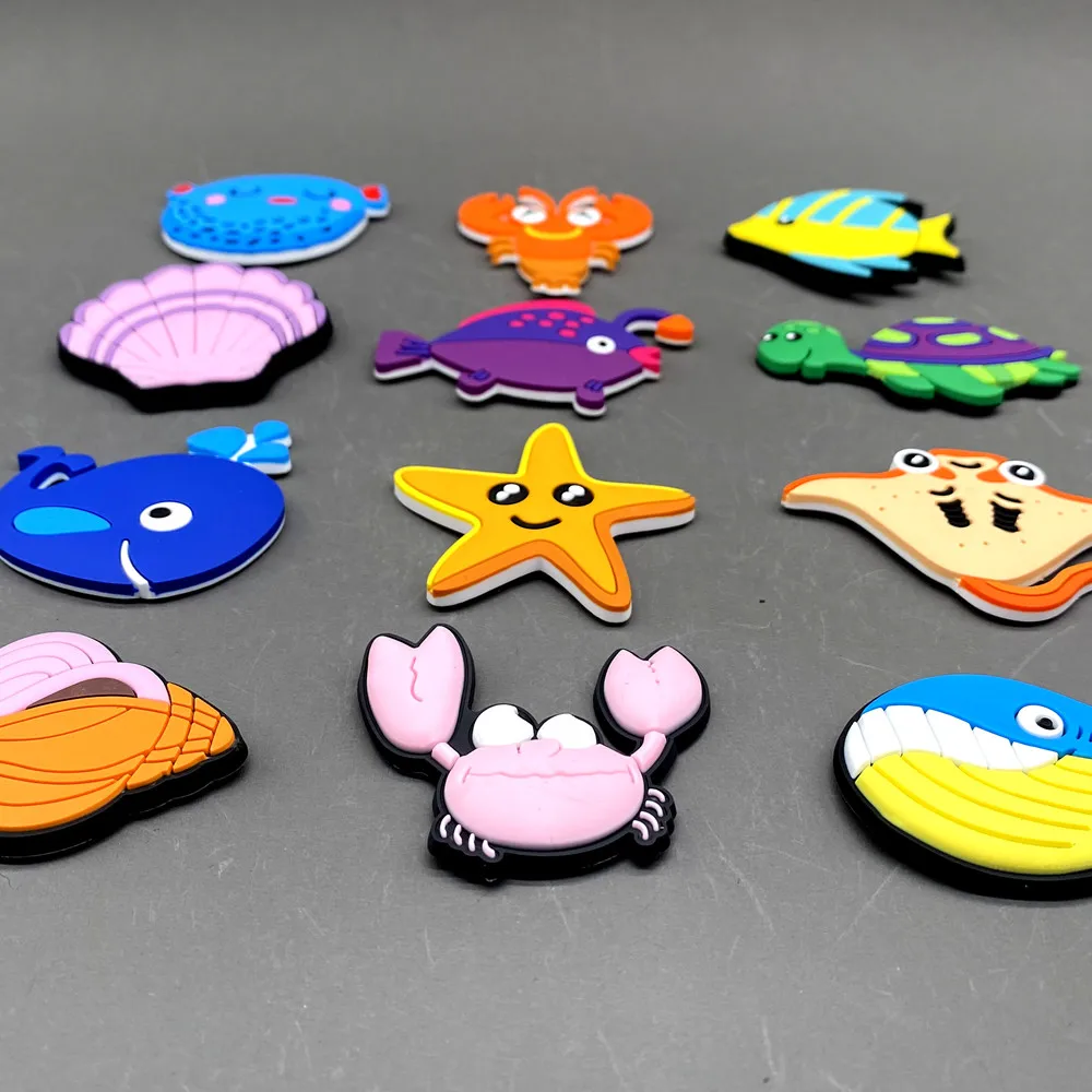 12pcs Ocean Fish Magnetic Magnets for Fridge Decor Funny Refrigerator Magnet for Children Cute Fridge Magnet for Kids