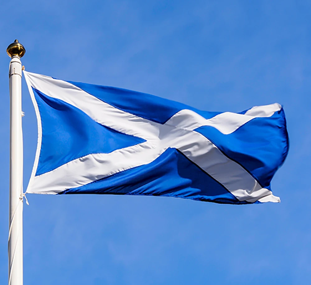 Scotland Flag Cross Saint Andrew Banner 60X90CM 90X150cm New Fashion Office Activity Parade Festival Home Decoration