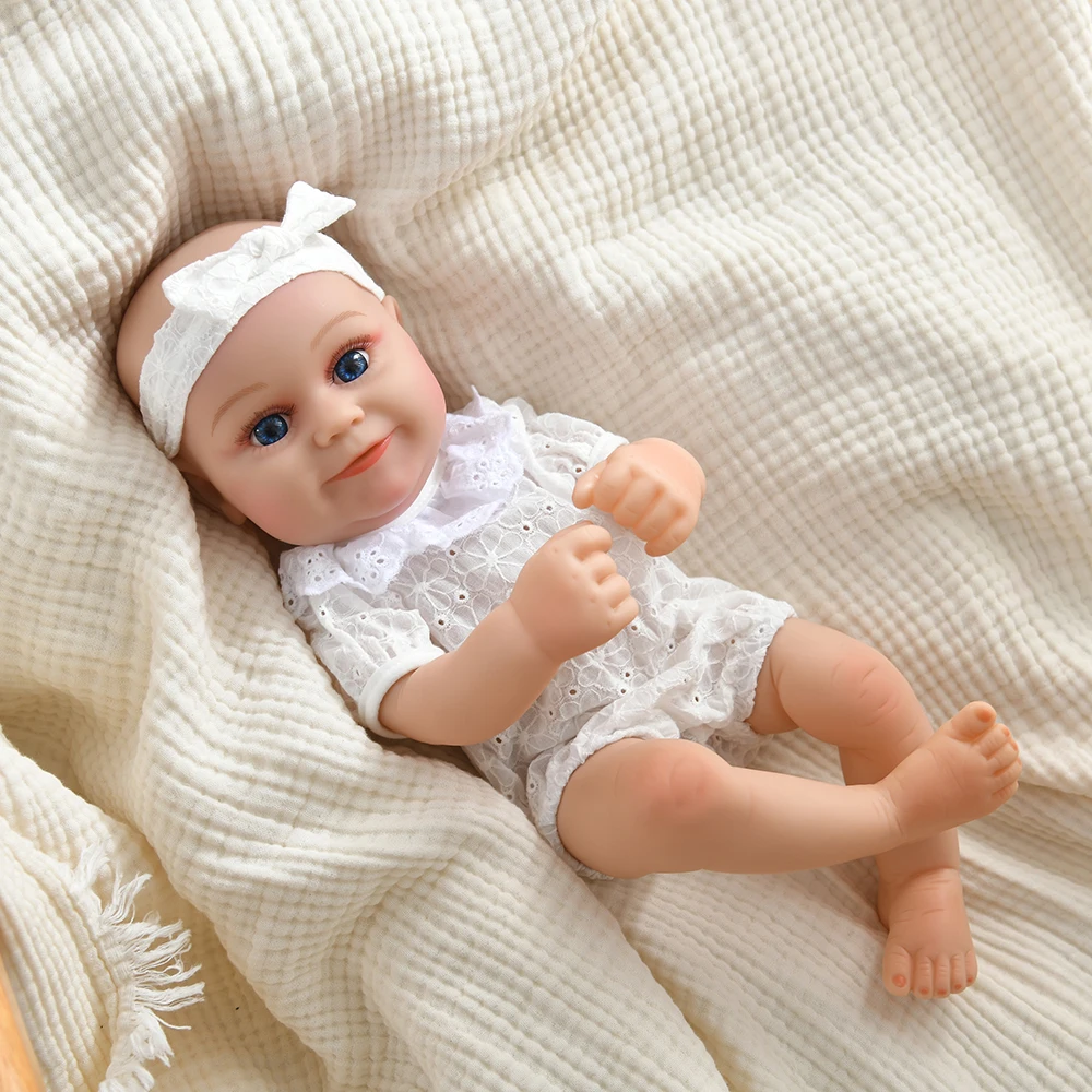 15.74 بوصة 40 سنتيمتر تولد من جديد دمية طفل مادي كامل الجسم لينة الفينيل دمى طفل اللعب نابض بالحياة بيبي تولد من جديد ألعاب الدمى فتاة هدية عيد ميلاد #3