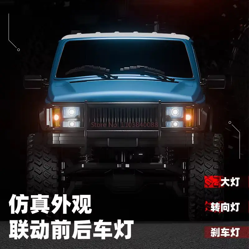 1/18 Schaal SG-1803 Afstandsbediening Auto Proportionele Off-Road Klimmen Voertuig Linkage Lichten Simulatie Model Speelgoed Festival Gift