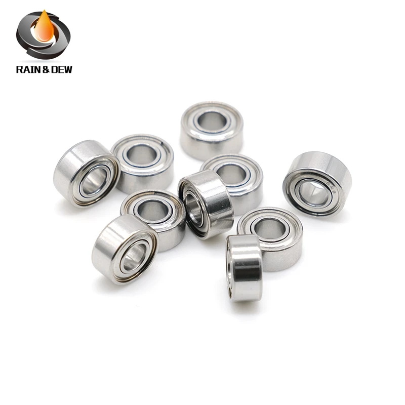 10Pcs S684ZZ Stainless Steel Bearing 4x9x4mm  ABEC-7 S684ZZ Bearing 4*9*4 mm  Stainless Steel S684Z S684 Z ZZ Ball Bearings