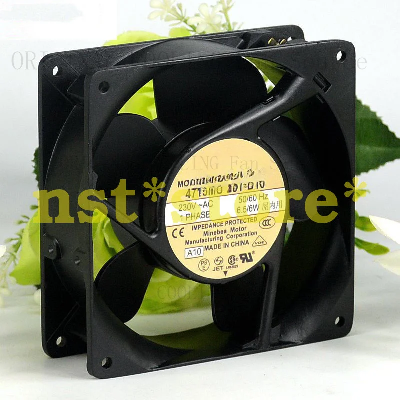 R+  for 1PC NMB-MAT 4715MS-23T-B10 230V 12038 6.5/6W Durable Quiet Cooling Fan