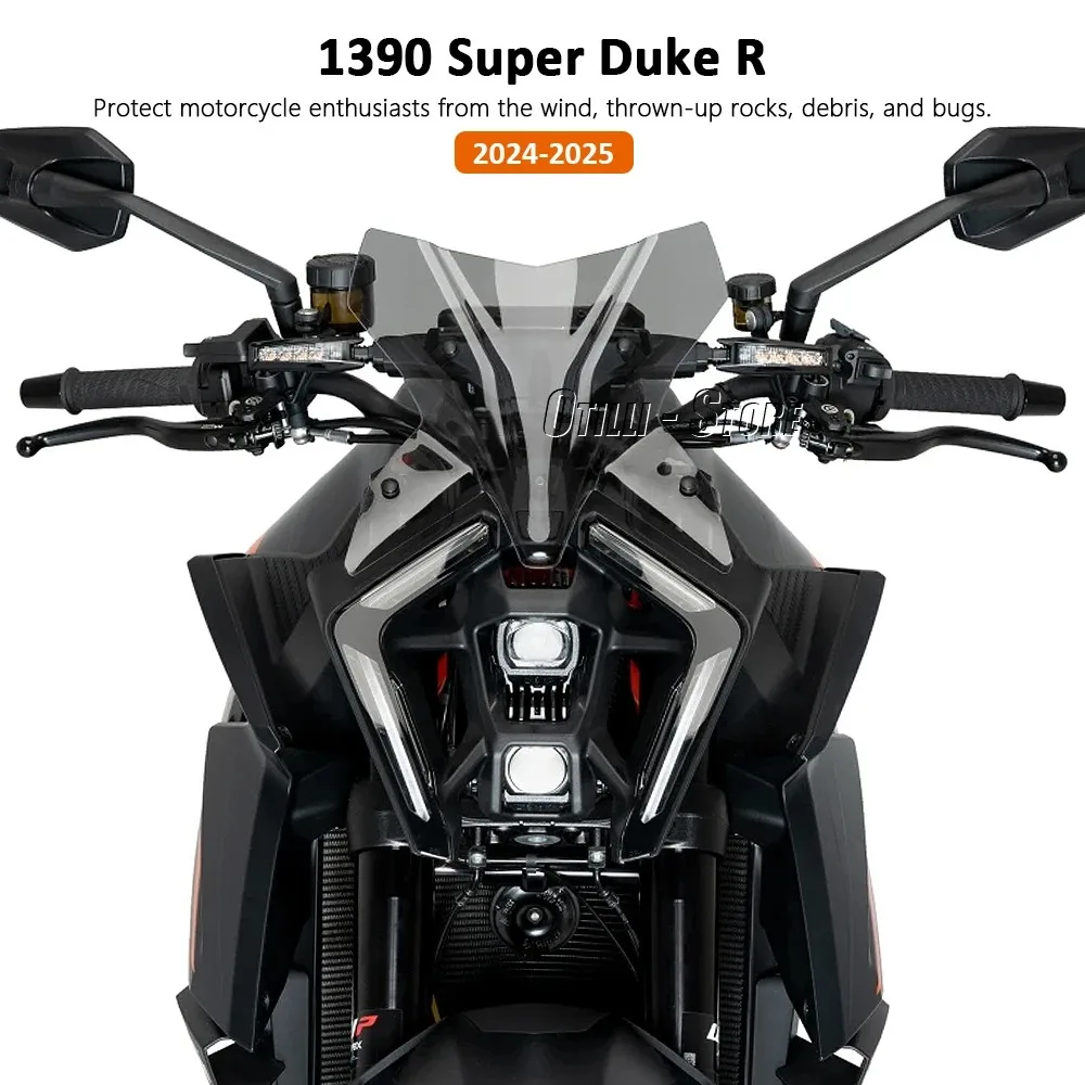 For 1390 Super Duke R 1390 SUPER DUKE R New Motorcycle Sport Touring Visor Windshield Windscreen Accessories 2024 2025