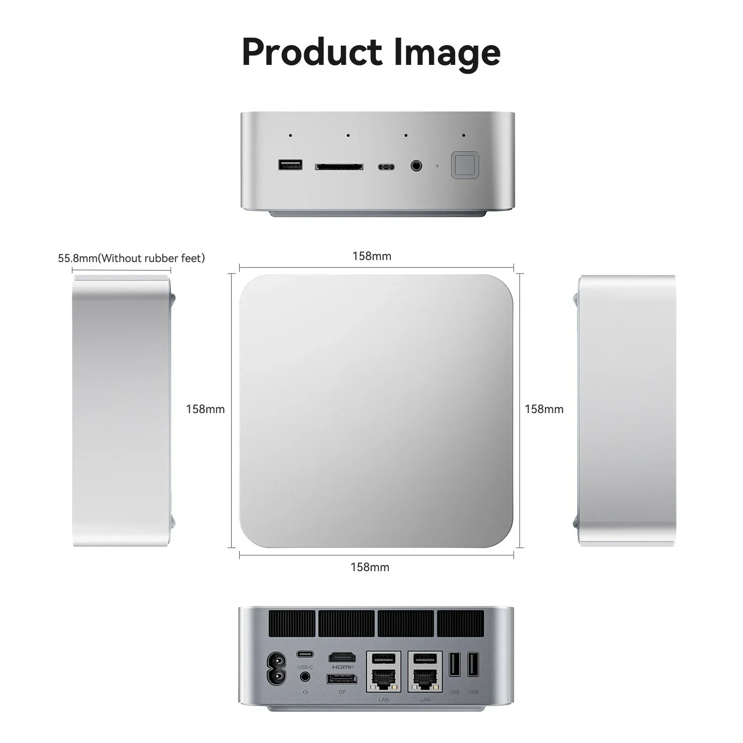 GTi14UItra 185H Mini Host Mi Ni PC Business Travel Portable Computer
