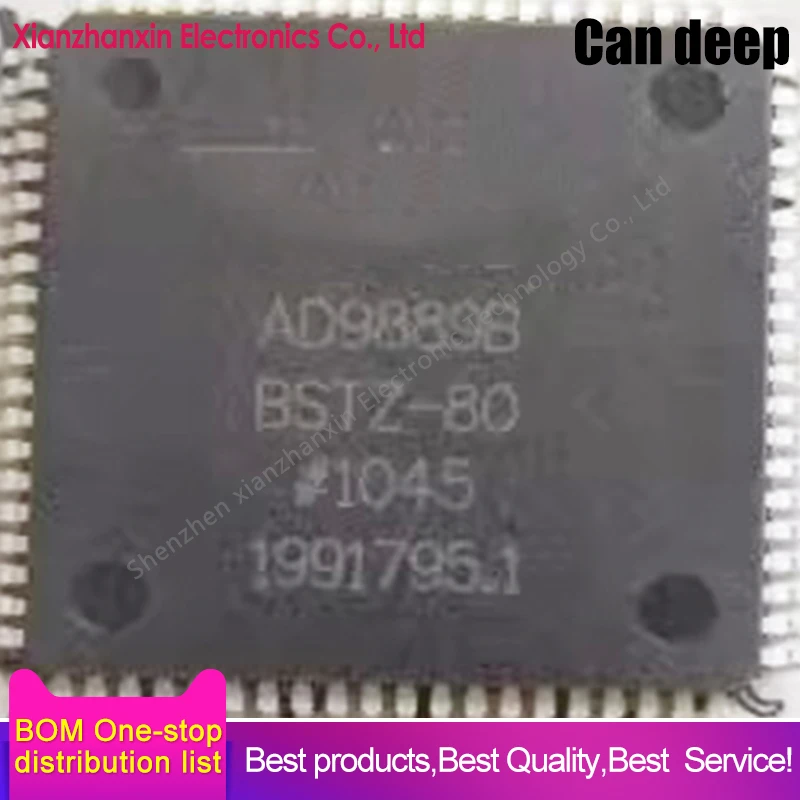 1PCS/LOT  AD9889BBSTZ-80 AD9889BBSTZ AD9889B QFP80 Video processor chip IC in stock