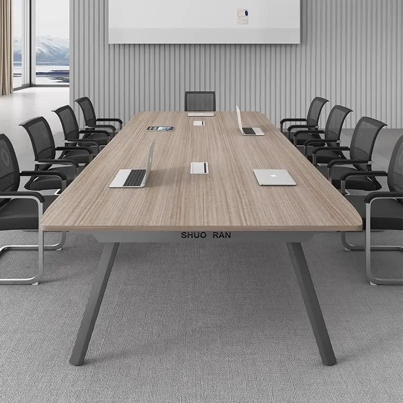 Conference table long table office table and chair combination simple modern small negotiation office furniture training meal