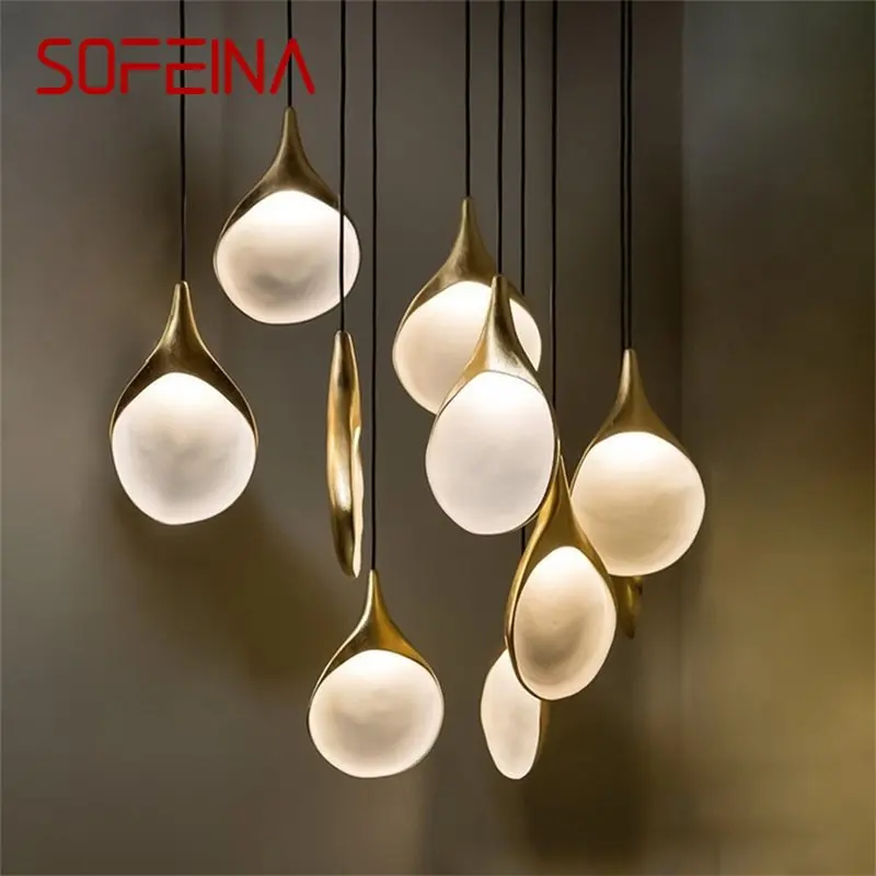 SOFEhr-Plafonnier LED suspendu au design post-moderne, design créatif, éclairage d'intérieur, luminaire décoratif de plafond, idéal pour un salon ou une salle à manger