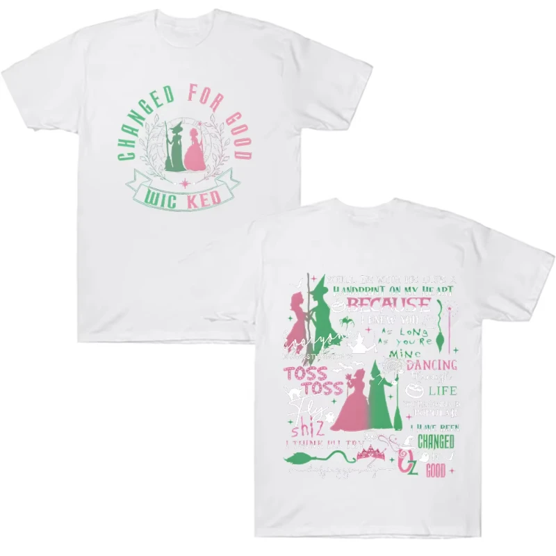 Unisexowe koszulki bawełniane wysokiej jakości, idealne na prezent, koszulki z motywem: Defy Gravity, magiczna miotła, różdżka, czarodziej, filmowy fan, luźne koszulki.