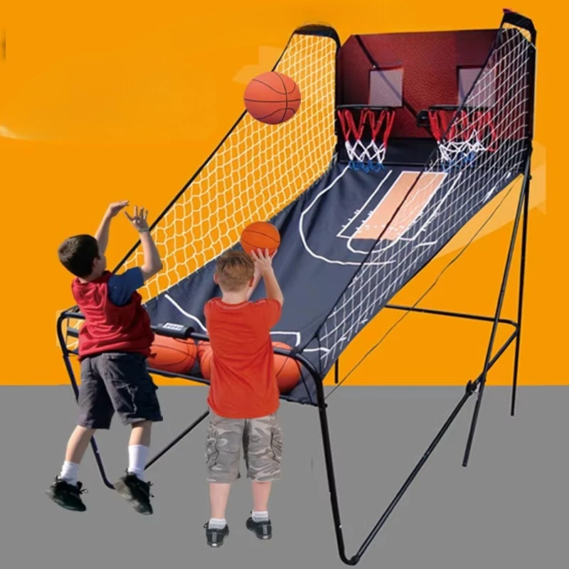Arcade Double Shoot Basketball Game Machine for Two Players