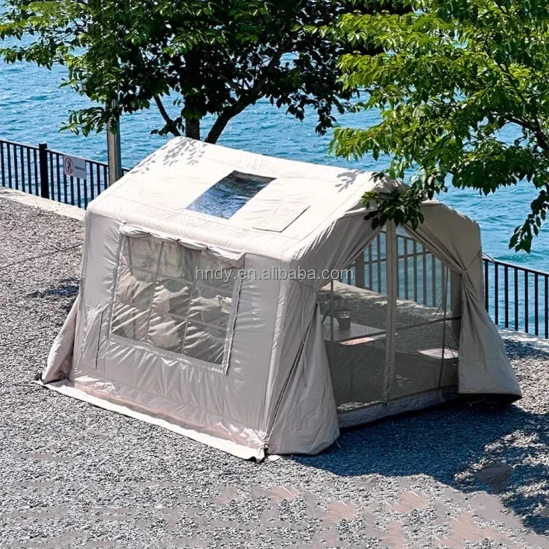 

Factory Hot Selling Newest 7.0 Air Cin Outdoor Waterproof Inflatle Camping Tent With Big Windows