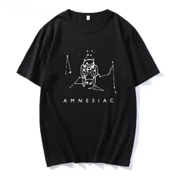 Radiohead Amnesiac T Shirt Cute Cry Pattern Tshirt Band Rock Funny Music top stampa divertente Album allentato Tees abbigliamento donna uomo