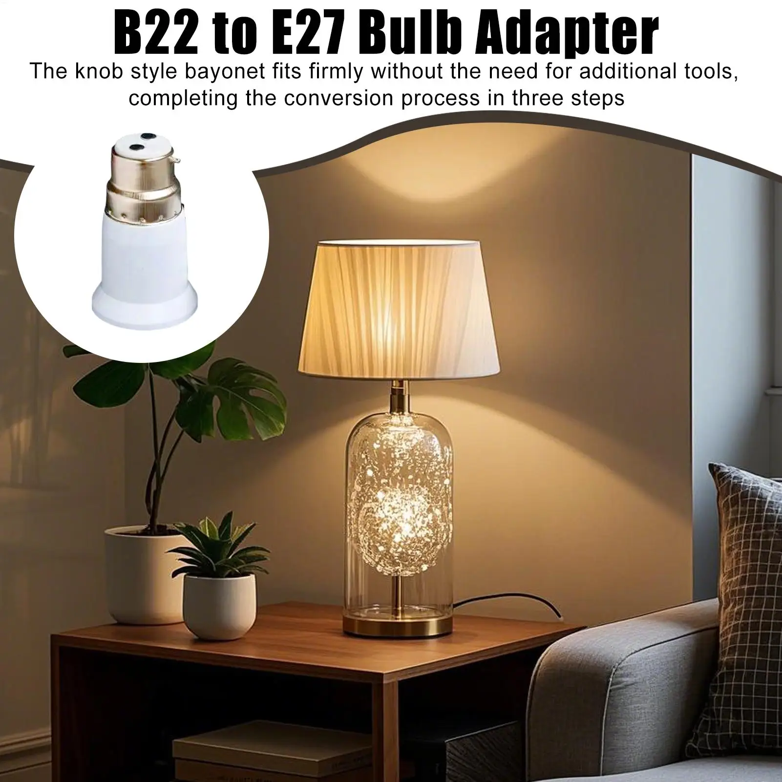 Розетка для светильника, адаптер B22 к E27, винт для светодиодной лампы, стабильный держатель, удлинитель для ламп, потолочные светильники, детали домашнего освещения