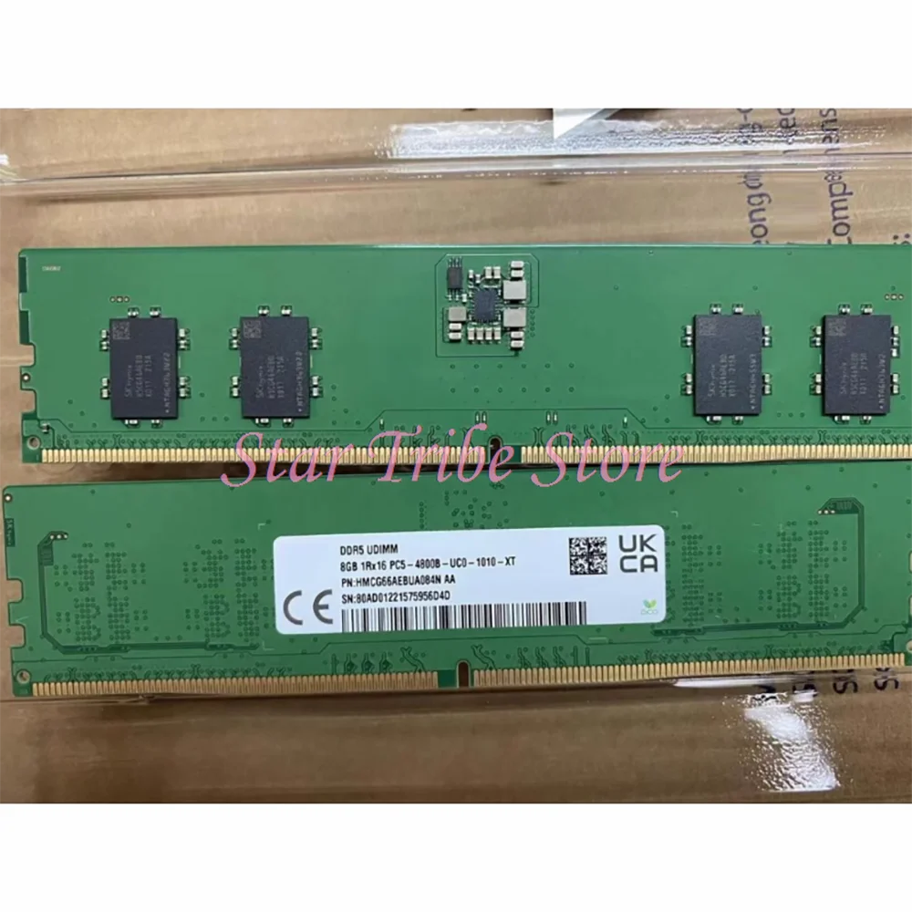 

1Pcs For SK Hynix HMCG66AEBUA084N RAM 8G 8GB DDR5 4800 Desktop Memory 1RX16 PC5-4800B-U
