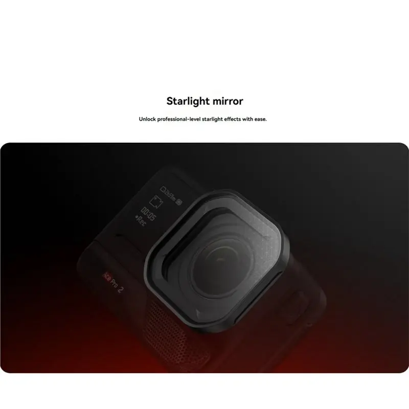 B68A For Insta 360 Ace Pro 2 Accessories Starlight Filter Achieving Cinematic Lighting Effects For Ace Pro 2