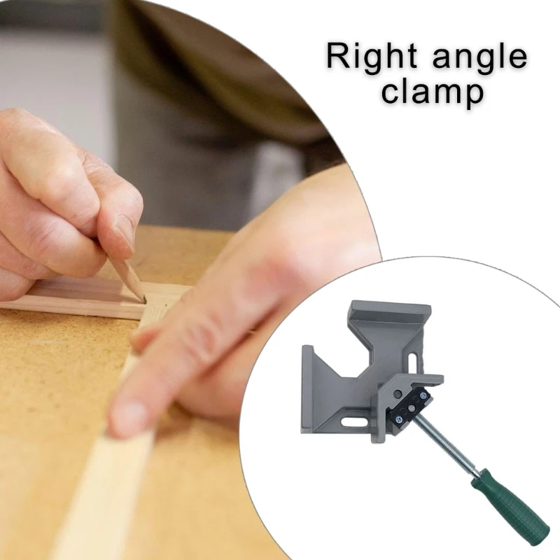 precisions Right Angles Clamp Easy to Use Aluminum Right angles Clamps Upgrades for Firmly Holding paper Books & Art Dropship