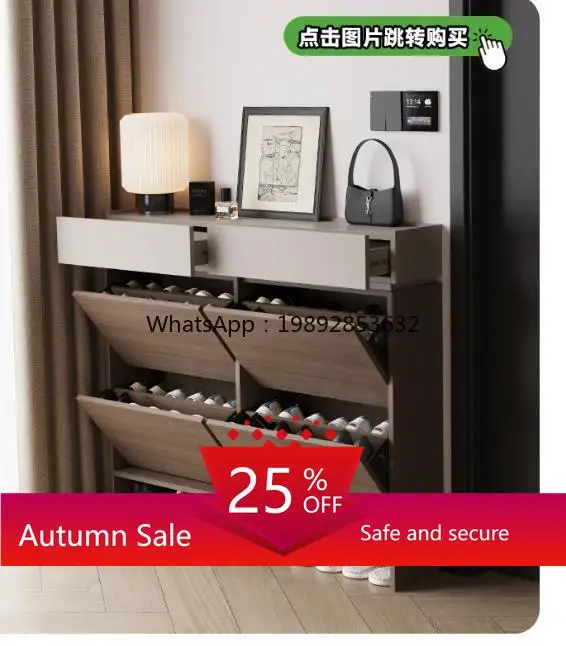 

solid wood shoe cabinet household door porch cabinet storage shoe rack multi-layer storage storage home accessories