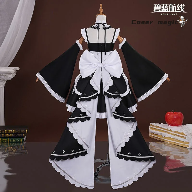 게임 Azur Lane HMS Formidable 코스프레 의상 유니폼 할로윈 카니발 파티 크리스마스 역할 놀이 의류 의류