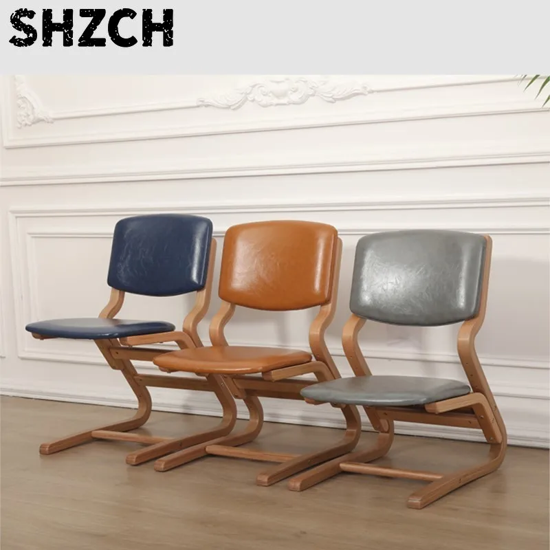 Joylive Solid Wood Adjustable Dining Chairs Backrest Chairs Student Study Chairs Suitable For Restaurants Cafes And Hotels